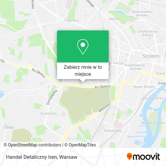 Mapa Handel Detaliczny Iren