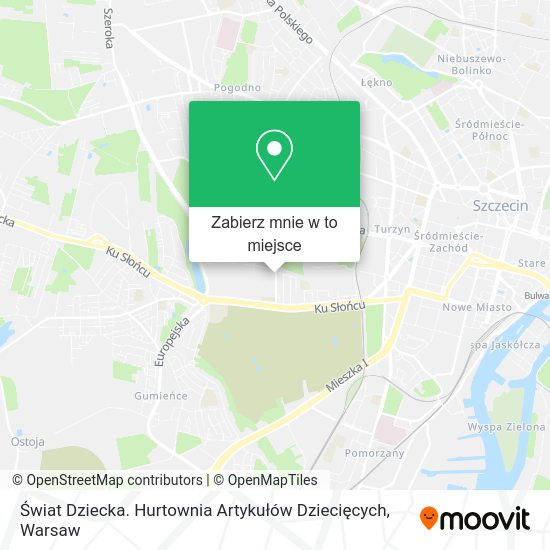 Mapa Świat Dziecka. Hurtownia Artykułów Dziecięcych