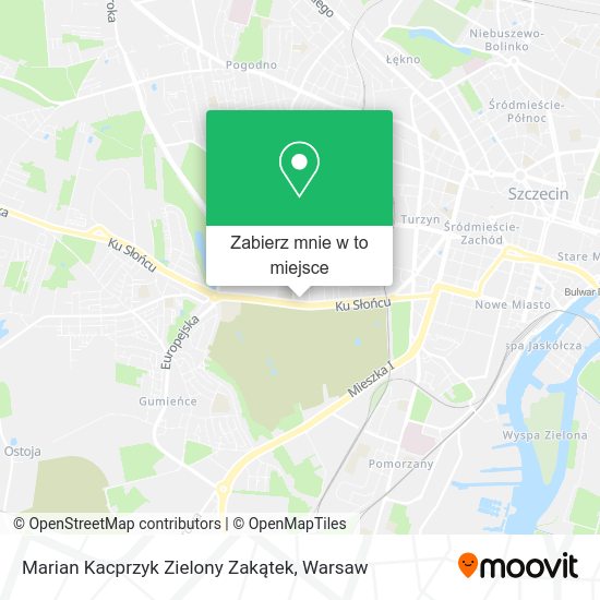 Mapa Marian Kacprzyk Zielony Zakątek