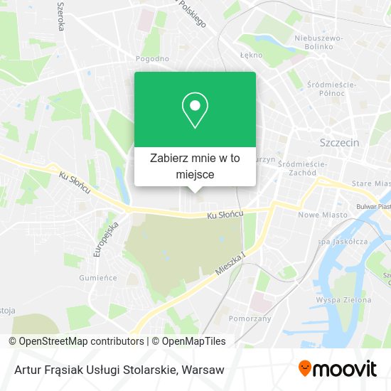 Mapa Artur Frąsiak Usługi Stolarskie