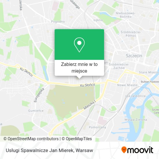 Mapa Usługi Spawalnicze Jan Mierek