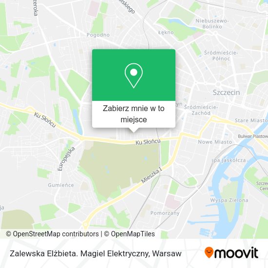 Mapa Zalewska Elżbieta. Magiel Elektryczny