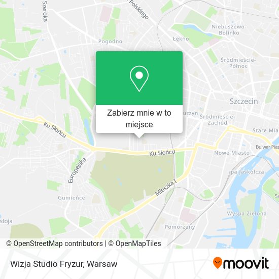 Mapa Wizja Studio Fryzur