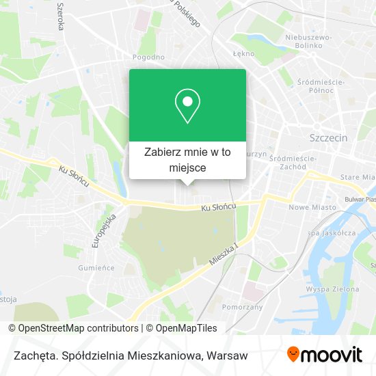 Mapa Zachęta. Spółdzielnia Mieszkaniowa