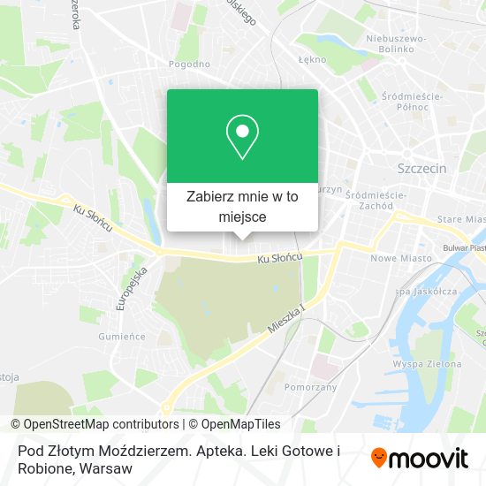 Mapa Pod Złotym Moździerzem. Apteka. Leki Gotowe i Robione