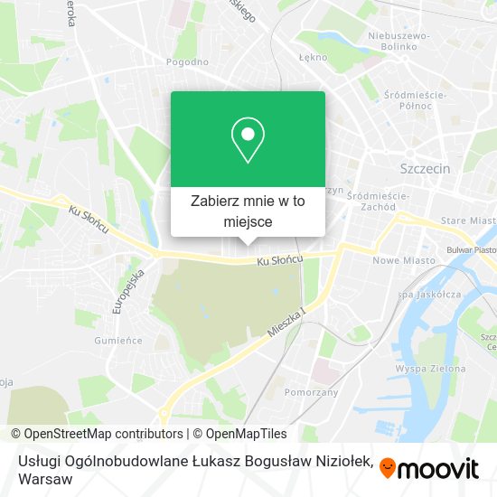 Mapa Usługi Ogólnobudowlane Łukasz Bogusław Niziołek