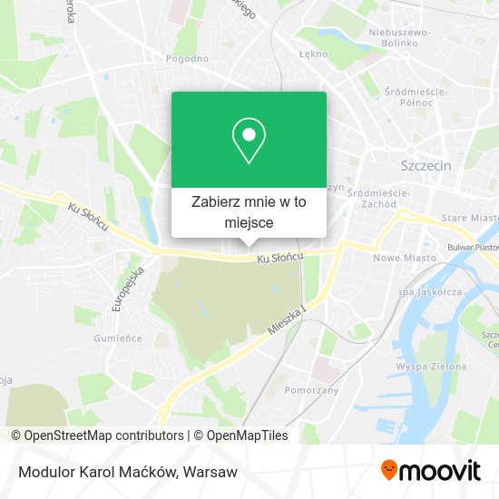 Mapa Modulor Karol Maćków