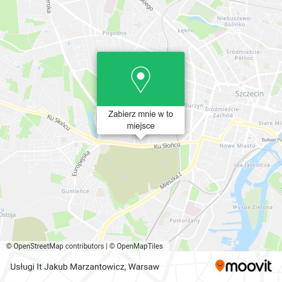 Mapa Usługi It Jakub Marzantowicz