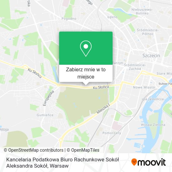 Mapa Kancelaria Podatkowa Biuro Rachunkowe Sokół Aleksandra Sokół