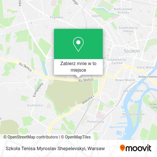 Mapa Szkoła Tenisa Myroslav Shepelevskyi