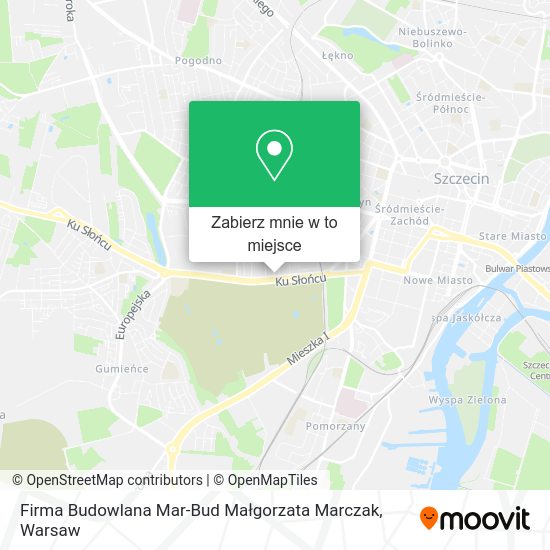 Mapa Firma Budowlana Mar-Bud Małgorzata Marczak