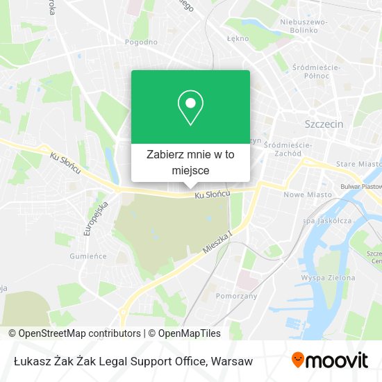 Mapa Łukasz Żak Żak Legal Support Office