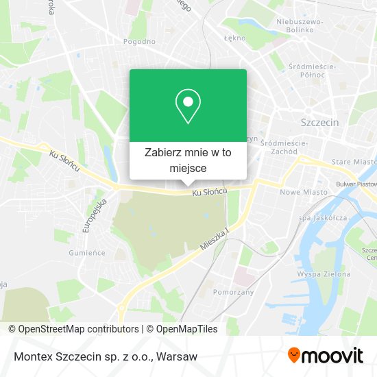 Mapa Montex Szczecin sp. z o.o.