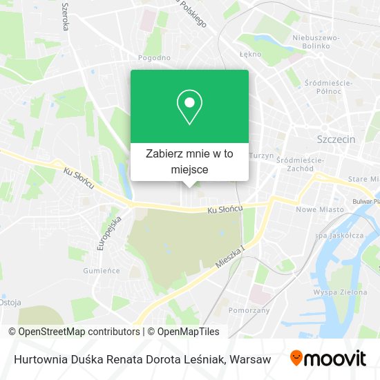 Mapa Hurtownia Duśka Renata Dorota Leśniak