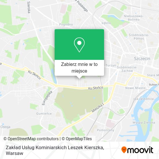 Mapa Zakład Usług Kominiarskich Leszek Kierszka