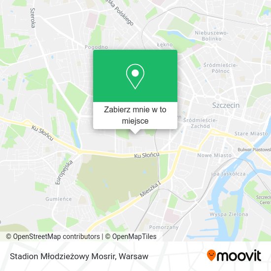 Mapa Stadion Młodzieżowy Mosrir