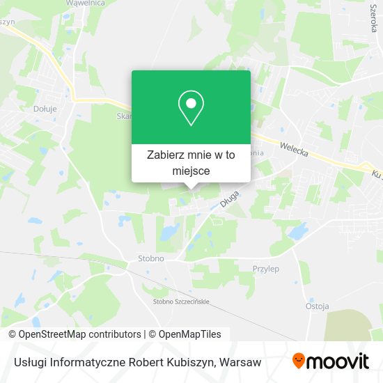 Mapa Usługi Informatyczne Robert Kubiszyn