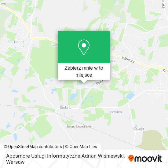 Mapa Appsmore Usługi Informatyczne Adrian Wiśniewski