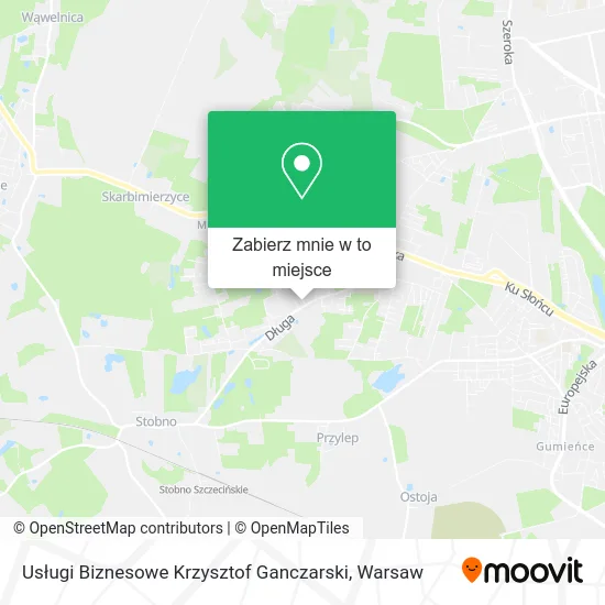Mapa Usługi Biznesowe Krzysztof Ganczarski