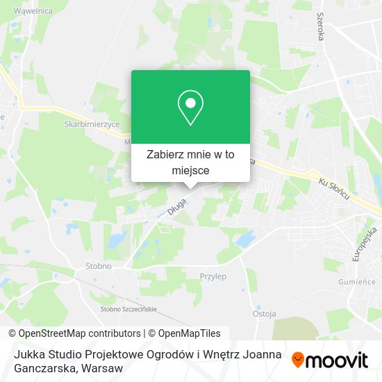 Mapa Jukka Studio Projektowe Ogrodów i Wnętrz Joanna Ganczarska