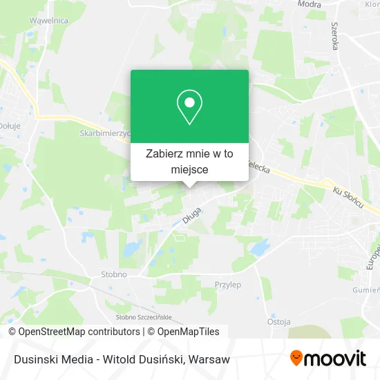 Mapa Dusinski Media - Witold Dusiński