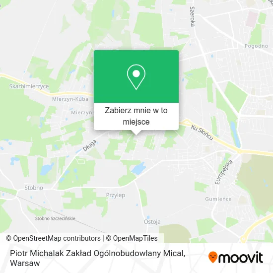 Mapa Piotr Michalak Zakład Ogólnobudowlany Mical