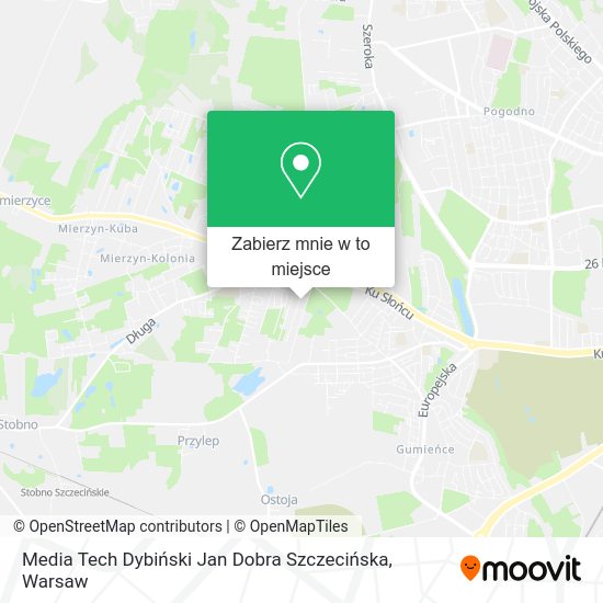 Mapa Media Tech Dybiński Jan Dobra Szczecińska