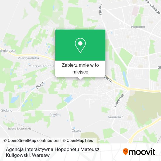 Mapa Agencja Interaktywna Hopdonetu Mateusz Kuligowski