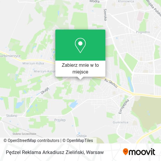 Mapa Pędzel Reklama Arkadiusz Zieliński