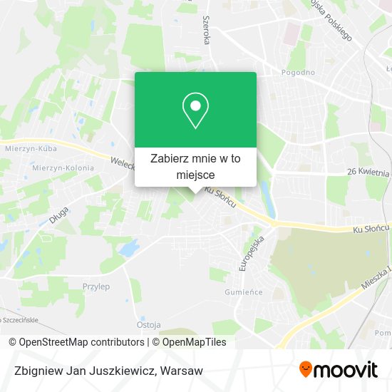 Mapa Zbigniew Jan Juszkiewicz