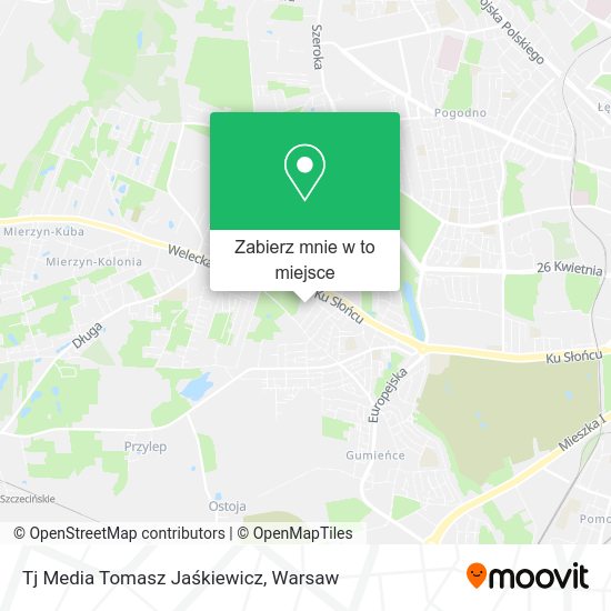 Mapa Tj Media Tomasz Jaśkiewicz