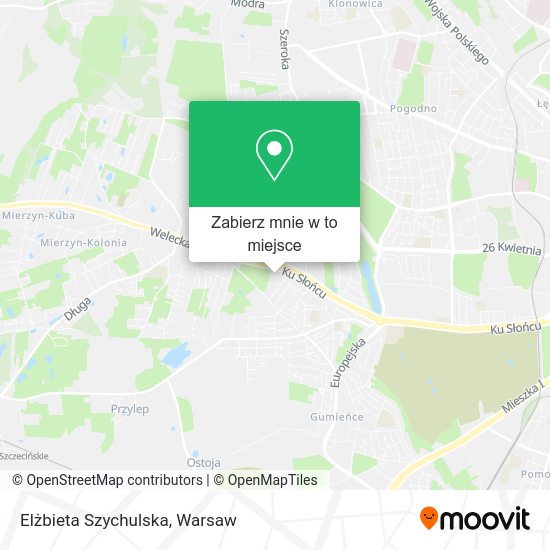 Mapa Elżbieta Szychulska