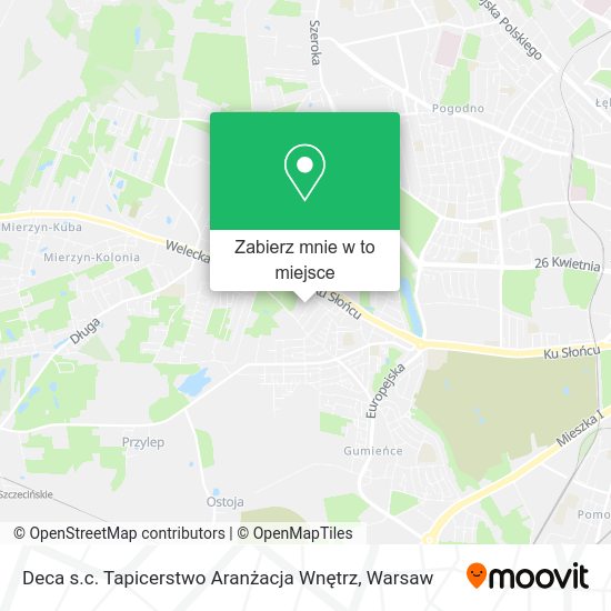 Mapa Deca s.c. Tapicerstwo Aranżacja Wnętrz