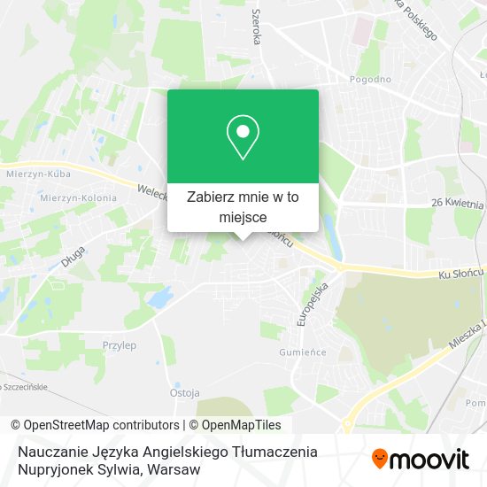 Mapa Nauczanie Języka Angielskiego Tłumaczenia Nupryjonek Sylwia