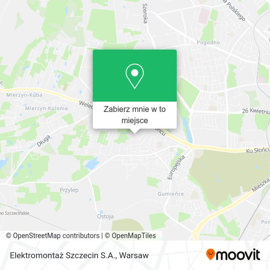 Mapa Elektromontaż Szczecin S.A.