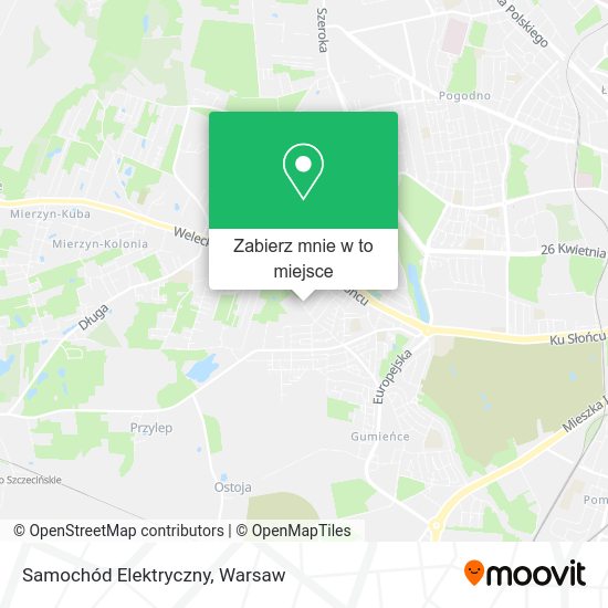 Mapa Samochód Elektryczny