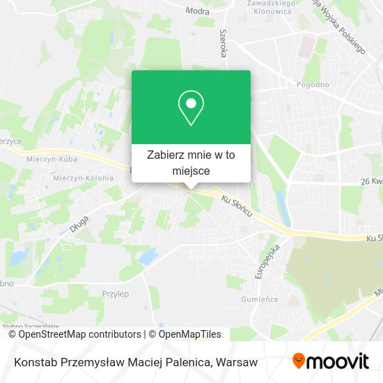 Mapa Konstab Przemysław Maciej Palenica