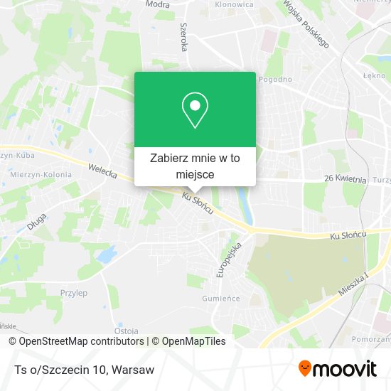 Mapa Ts o/Szczecin 10