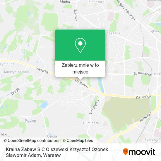 Mapa Kraina Zabaw S C Olszewski Krzysztof Ozonek Slawomir Adam