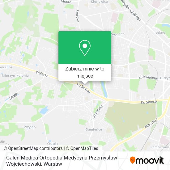 Mapa Galen Medica Ortopedia Medycyna Przemysław Wojciechowski