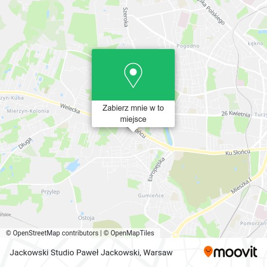 Mapa Jackowski Studio Paweł Jackowski