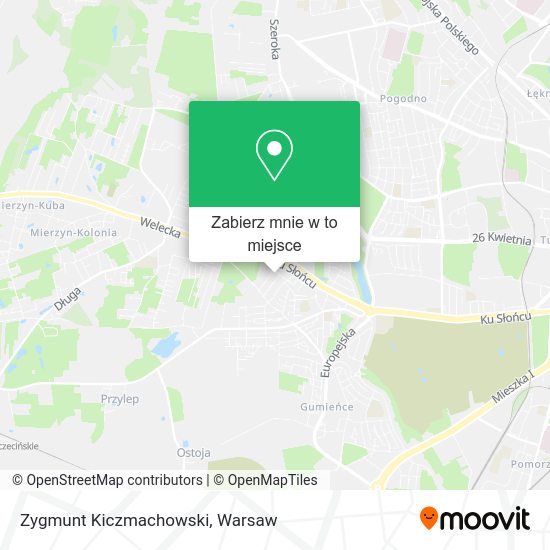 Mapa Zygmunt Kiczmachowski