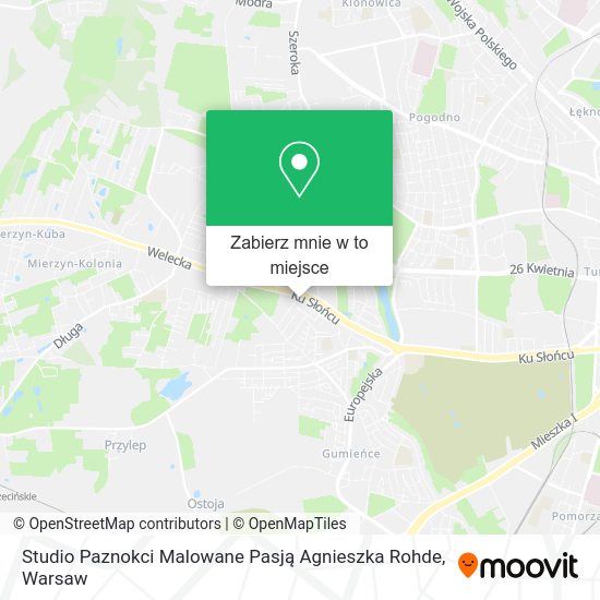 Mapa Studio Paznokci Malowane Pasją Agnieszka Rohde