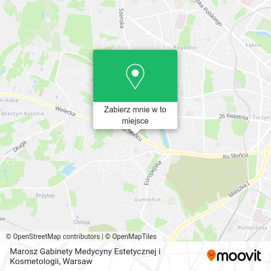 Mapa Marosz Gabinety Medycyny Estetycznej i Kosmetologii