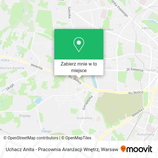 Mapa Uchacz Anita - Pracownia Aranżacji Wnętrz