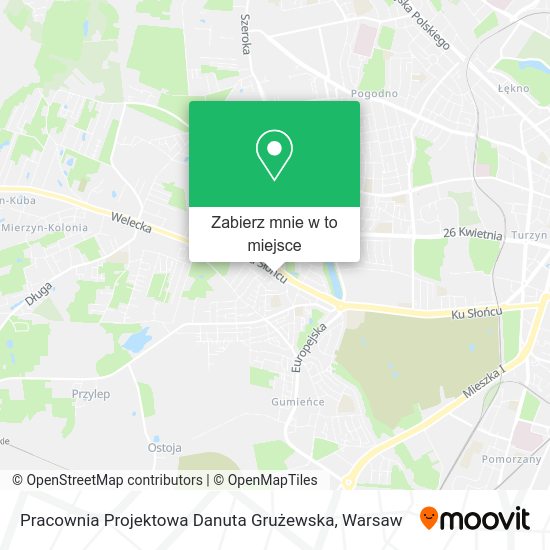 Mapa Pracownia Projektowa Danuta Grużewska