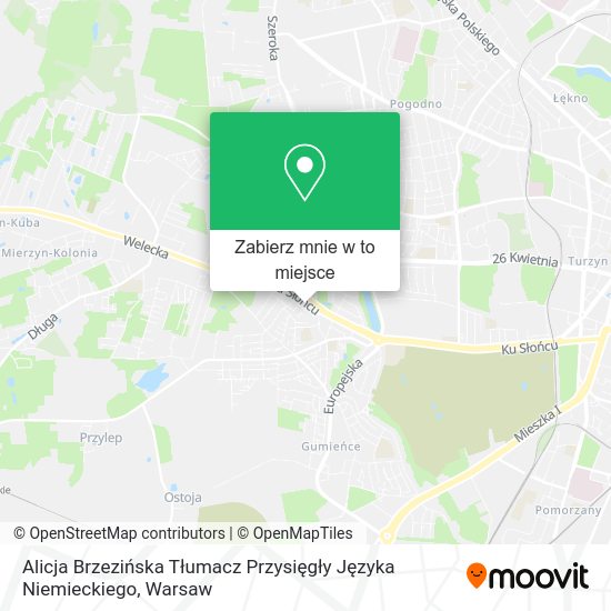 Mapa Alicja Brzezińska Tłumacz Przysięgły Języka Niemieckiego