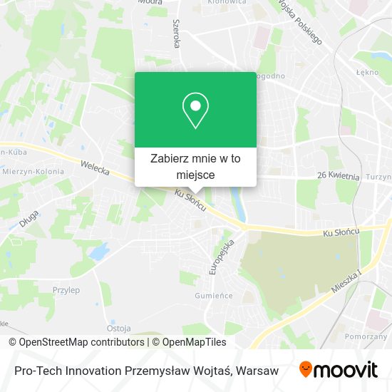 Mapa Pro-Tech Innovation Przemysław Wojtaś