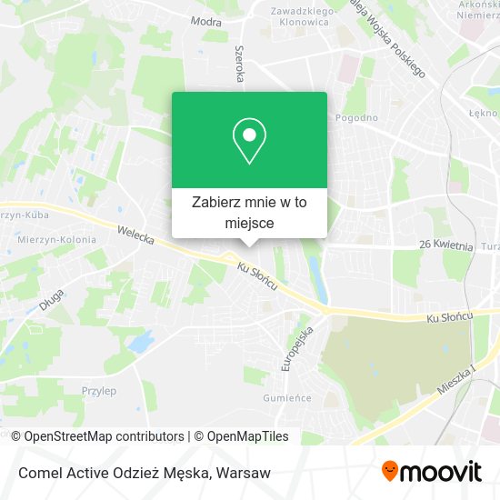 Mapa Comel Active Odzież Męska