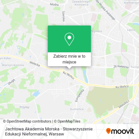 Mapa Jachtowa Akademia Morska - Stowarzyszenie Edukacji Nieformalnej